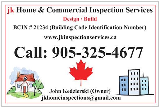 JK Home & Commercial Inspection Services in the Niagara Region from Fort Erie to Oakville. Hamilton and Burlington Home & Commercial Inspection