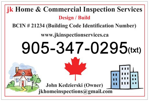 JK Home & Commercial Inspection Services in the Niagara Region from Fort Erie to Oakville. Hamilton and Burlington Home & Commercial Inspection